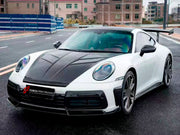 Buy Now DRY CARBON HOOD BONNET for PORSCHE 911 992 2019+ and upgrade car parts from SIR Tuning at the Best Price. Headlights, Tail lights, Bodykits, Navigations, body kit and more - Fast & Free Shipping within Europe, US & Worldwide.