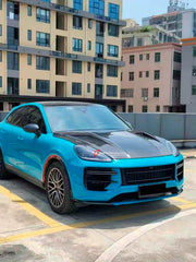 Buy Now DRY CARBON HOOD BONNET for PORSCHE CAYENNE E3 9Y0 9YA SUV FACELIFT 2023+ and upgrade car parts from SIR Tuning at the Best Price. Headlights, Tail lights, Bodykits, Navigations, Carbon body kit and more - Fast & Free Shipping within Europe, US & Worldwide.