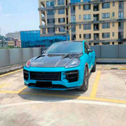 Buy Now DRY CARBON HOOD BONNET for PORSCHE CAYENNE E3 9Y0 9YA SUV FACELIFT 2023+ and upgrade car parts from SIR Tuning at the Best Price. Headlights, Tail lights, Bodykits, Navigations, Carbon body kit and more - Fast & Free Shipping within Europe, US & Worldwide.