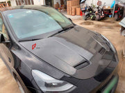 Buy Now DRY CARBON HOOD BONNET for TESLA MODEL Y 2020 - 2025 and upgrade car parts from SIR Tuning at the Best Price. Headlights, Tail lights, Bodykits, Navigations, body kit and more - Fast & Free Shipping within Europe, US & Worldwide.
