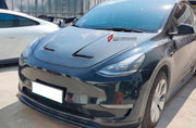 Buy Now DRY CARBON HOOD BONNET for TESLA MODEL Y 2020 - 2025 and upgrade car parts from SIR Tuning at the Best Price. Headlights, Tail lights, Bodykits, Navigations, body kit and more - Fast & Free Shipping within Europe, US & Worldwide.
