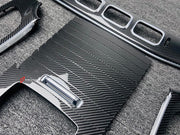 Buy Now DRY CARBON INTERIOR KIT for MERCEDES-BENZ GLS X167 2019 - 2023 and upgrade car parts from SIR Tuning at the Best Price. Headlights, Tail lights, Bodykits, Navigations, body kit and more - Fast & Free Shipping within Europe, US & Worldwide.
