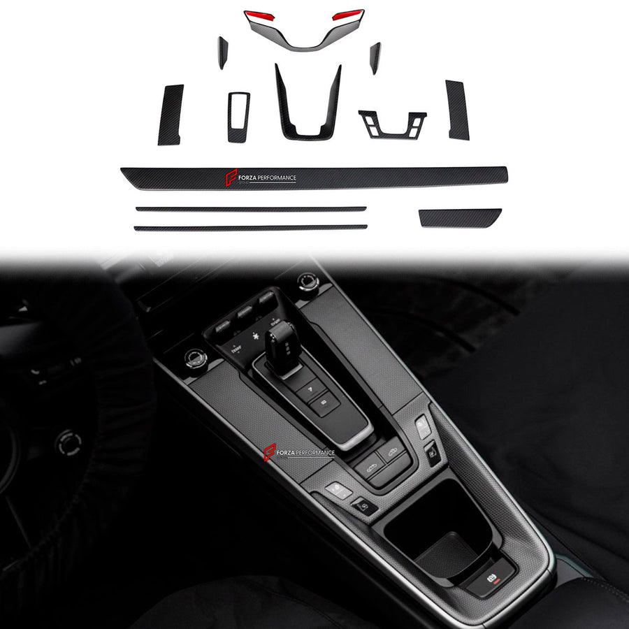Buy Now DRY CARBON INTERIOR KIT for PORSCHE 911 992 2019+ and upgrade car parts from SIR Tuning at the Best Price. Headlights, Tail lights, Bodykits, Navigations, Body Kit and more - Fast & Free Shipping within Europe, US & Worldwide.