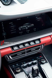 Buy Now DRY CARBON INTERIOR TRIM COVERS KIT for PORSCHE 911 992.1 2020 - 2024 and upgrade car parts from SIR Tuning at the Best Price. Headlights, Tail lights, Bodykits, Navigations, Carbon body kit and more - Fast & Free Shipping within Europe, US & Worldwide.