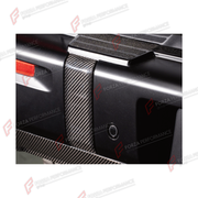Buy Now DRY CARBON REAR BUMPER COVER TRIMS for MERCEDES-BENZ G-CLASS W465 G63 G450D G500 G550 2025+ and upgrade car parts from SIR Tuning at the Best Price. Headlights, Tail lights, Bodykits, Navigations, Body Kit and more - Fast & Free Shipping within Europe, US & Worldwide.
