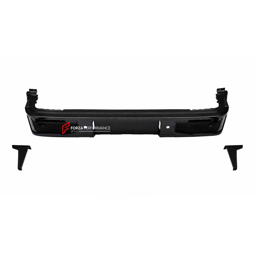 Buy Now DRY CARBON REAR BUMPER for MERCEDES BENZ AMG G63 W465 G350 G500 G550 AMG G63 2024+ and upgrade car parts from SIR Tuning at the Best Price. Headlights, Tail lights, Bodykits, Navigations, body kit and more - Fast & Free Shipping within Europe, US & Worldwide.