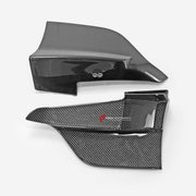 Buy Now DRY CARBON REAR DIFFUSER SIDE CANARDS for TOYOTA GR SUPRA A90 2019+ and upgrade car parts from SIR Tuning at the Best Price. Headlights, Tail lights, Bodykits, Navigations, body kit and more - Fast & Free Shipping within Europe, US & Worldwide.
