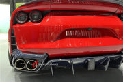 Buy Now DRY CARBON REAR DIFFUSER WITH LIGHT for FERRARI 812 SUPERFAST GTS 2017 - 2024 and upgrade car parts from SIR Tuning at the Best Price. Headlights, Tail lights, Bodykits, Navigations, Carbon body kit and more - Fast & Free Shipping within Europe, US & Worldwide.