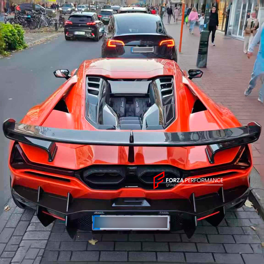 Buy Now DRY CARBON REAR SPOILER for LAMBORGHINI REVUELTO 2023+ and upgrade car parts from SIR Tuning at the Best Price. Headlights, Tail lights, Bodykits, Navigations, body kit and more - Fast & Free Shipping within Europe, US & Worldwide.