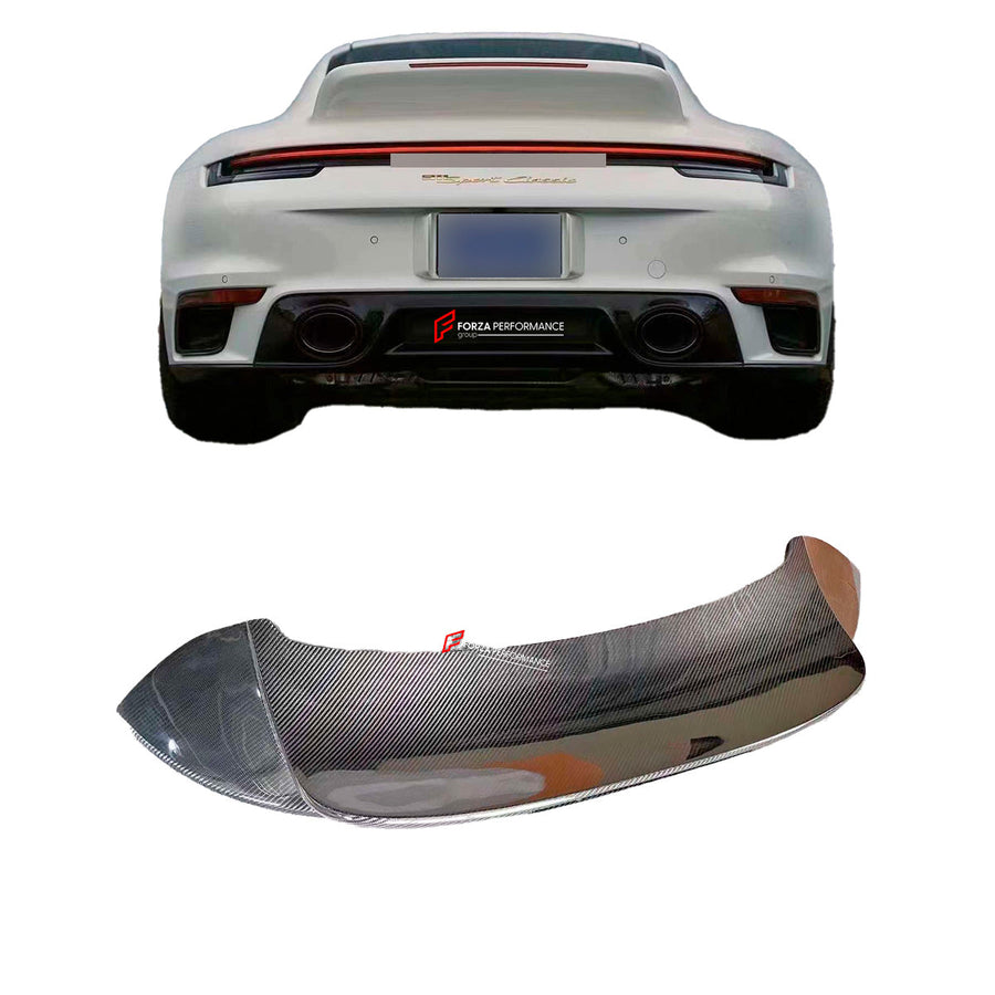 Buy Now DRY CARBON REAR SPOILER for PORSCHE 911 992.1 CARRERA 2019 - 2025 and upgrade car parts from SIR Tuning at the Best Price. Headlights, Tail lights, Bodykits, Navigations, body kit and more - Fast & Free Shipping within Europe, US & Worldwide.