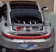 Buy Now CONVERSION UPGRADE CARBON REAR WING SPOILER for PORSCHE 911 992.1 CARRERA S 2019 - 2025 upgrade to GT3 RS and upgrade car parts from SIR Tuning at the Best Price. Headlights, Tail lights, Bodykits, Navigations, body kit and more - Fast & Free Shipping within Europe, US & Worldwide.