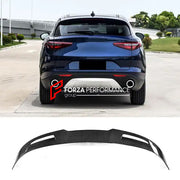 Buy Now DRY CARBON REAR SPOILER for ALFA ROMEO STELVIO 949 2017 - 2023 and upgrade car parts from SIR Tuning at the Best Price. Headlights, Tail lights, Bodykits, Navigations, Carbon body kit and more - Fast & Free Shipping within Europe, US & Worldwide.