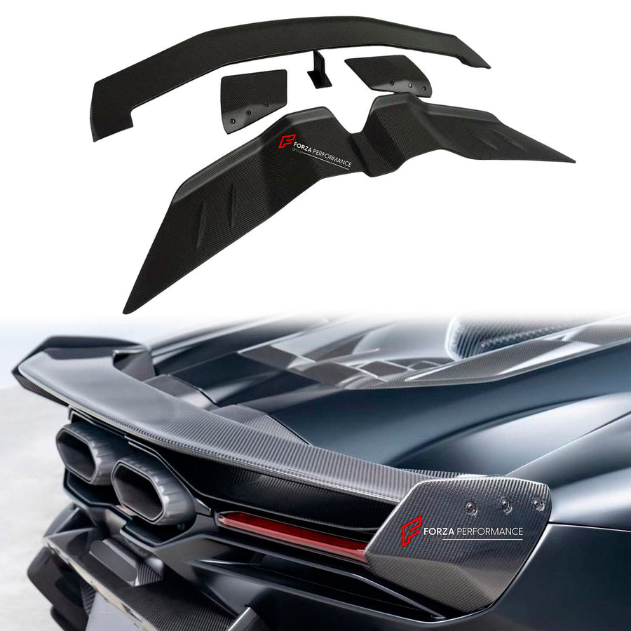 Buy Now DRY CARBON REAR SPOILER WING for LAMBORGHINI REVUELTO 2023+ and upgrade car parts from SIR Tuning at the Best Price. Headlights, Tail lights, Bodykits, Navigations, body kit and more - Fast & Free Shipping within Europe, US & Worldwide.