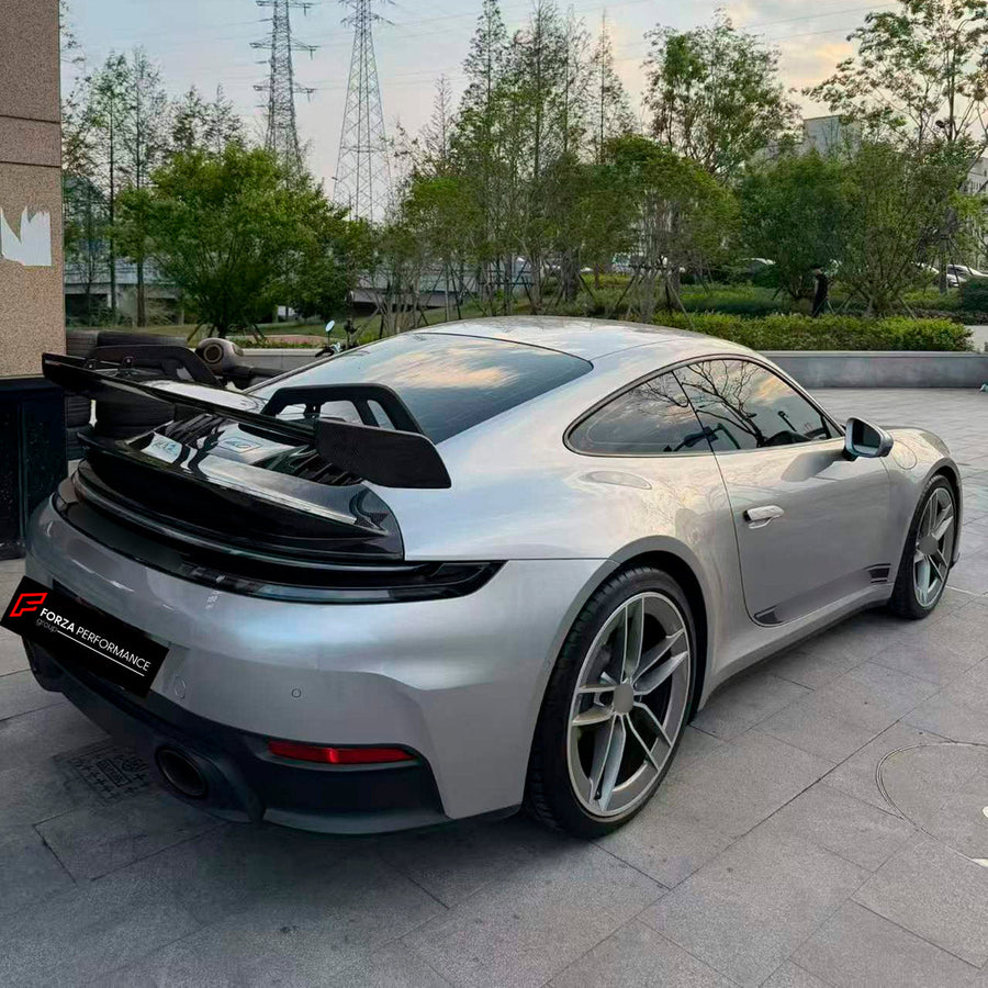 Buy Now DRY CARBON REAR SPOILER WING for PORSCHE 911 992.2 GT3 2024+ and upgrade car parts from SIR Tuning at the Best Price. Headlights, Tail lights, Bodykits, Navigations, body kit and more - Fast & Free Shipping within Europe, US & Worldwide.