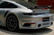 Buy Now DRY CARBON REAR SPOILER WING for PORSCHE 911 992 TURBO 2019+ and upgrade car parts from SIR Tuning at the Best Price. Headlights, Tail lights, Bodykits, Navigations, body kit and more - Fast & Free Shipping within Europe, US & Worldwide.