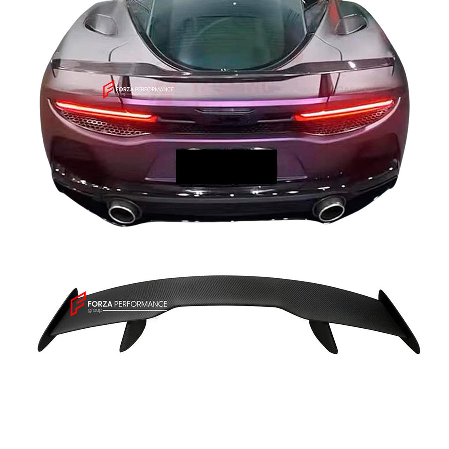 Buy Now DRY CARBON REAR WING SPOILER for MCLAREN GT MSO 2019 - 2023 and upgrade car parts from SIR Tuning at the Best Price. Headlights, Tail lights, Bodykits, Navigations, body kit and more - Fast & Free Shipping within Europe, US & Worldwide.