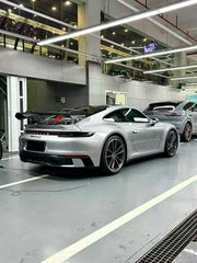 Buy Now DRY CARBON REAR WING SPOILER with ENGINE LID for PORSCHE 911 992.1 CARRERA 2019 - 2024 upgrade to GT3 and upgrade car parts from SIR Tuning at the Best Price. Headlights, Tail lights, Bodykits, Navigations, body kit and more - Fast & Free Shipping within Europe, US & Worldwide.