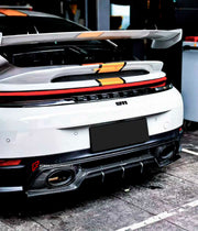 Buy Now DRY CARBON REPLACEMENT LOWER REAR DIFFUSER for PORSCHE 911 992.2 CARRERA 2025+ and upgrade car parts from SIR Tuning at the Best Price. Headlights, Tail lights, Bodykits, Navigations, body kit and more - Fast & Free Shipping within Europe, US & Worldwide.