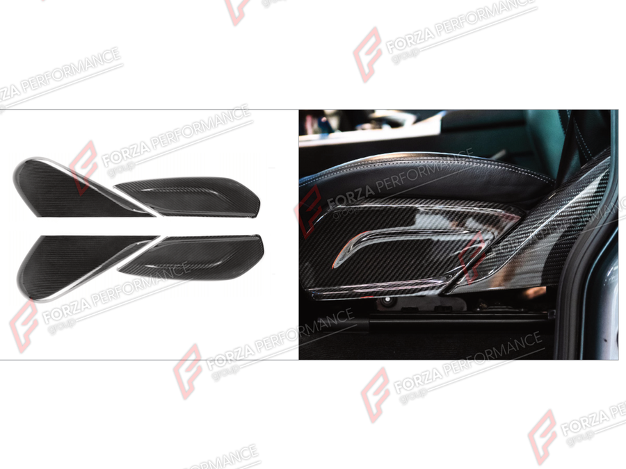 Buy Now DRY CARBON SEAT SIDE PANELS for MERCEDES-BENZ G-CLASS W464 G63 G350 G350D G400D G500 G550 2019 - 2024 and upgrade car parts from SIR Tuning at the Best Price. Headlights, Tail lights, Bodykits, Navigations, Body Kit and more - Fast & Free Shipping within Europe, US & Worldwide.
