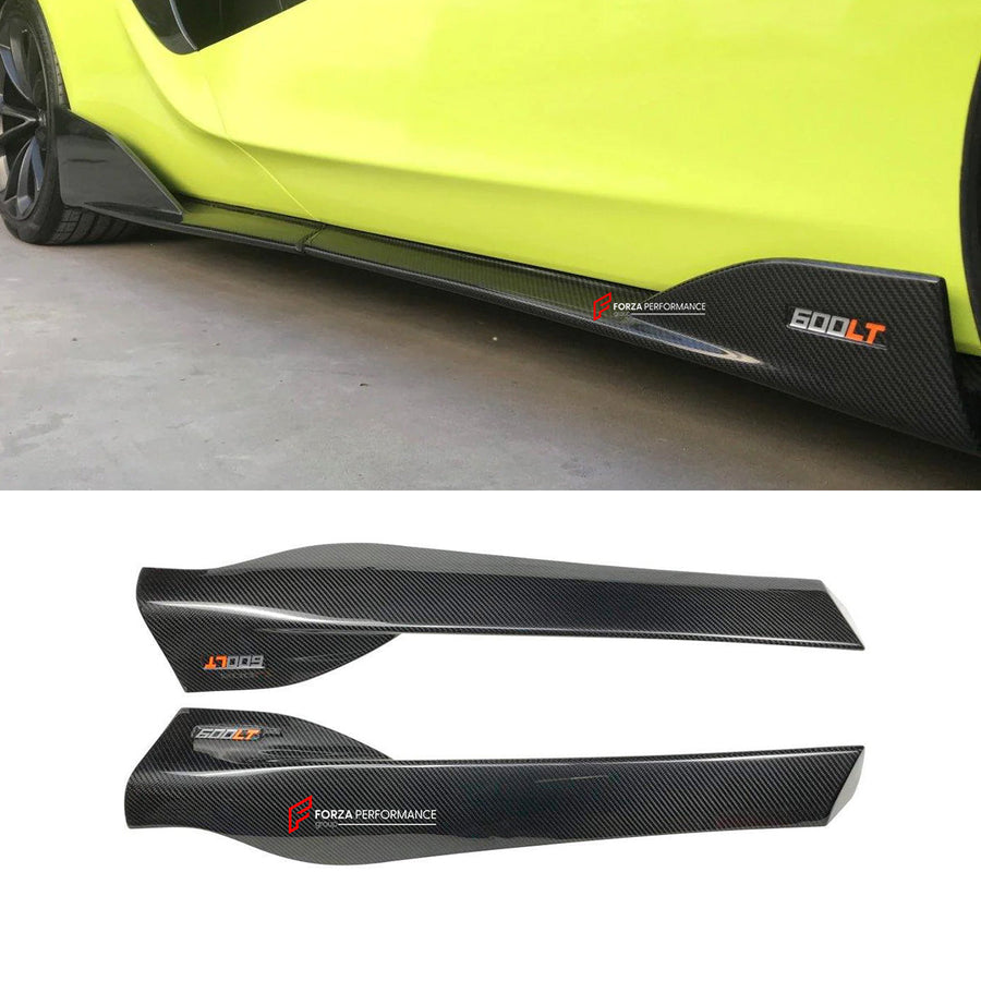 Buy Now DRY CARBON SIDE SKIRTS for 540C 570S 570GT upgrade to 600LT and upgrade car parts from SIR Tuning at the Best Price. Headlights, Tail lights, Bodykits, Navigations, Carbon body kit and more - Fast & Free Shipping within Europe, US & Worldwide.