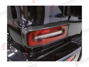 Buy Now DRY CARBON TAIL LIGHT COVERS for MERCEDES-BENZ G-CLASS W465 G63 G450D G500 G550 2025+ and upgrade car parts from SIR Tuning at the Best Price. Headlights, Tail lights, Bodykits, Navigations, Body Kit and more - Fast & Free Shipping within Europe, US & Worldwide.