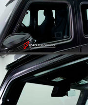 Buy Now DRY CARBON WINDOW FRAME for MERCEDES BENZ G-CLASS W465 G63 G550 G500 G350 2024+ and upgrade car parts from SIR Tuning at the Best Price. Headlights, Tail lights, Bodykits, Navigations, body kit and more - Fast & Free Shipping within Europe, US & Worldwide.