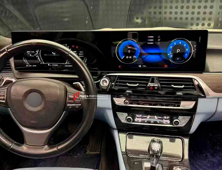 Buy Now DUAL DASHBOARD SCREEN for BMW 5 SERIES F10 2011 - 2017 G60 STYLE and upgrade car parts from SIR Tuning at the Best Price. Headlights, Tail lights, Bodykits, Navigations, body kit and more - Fast & Free Shipping within Europe, US & Worldwide.