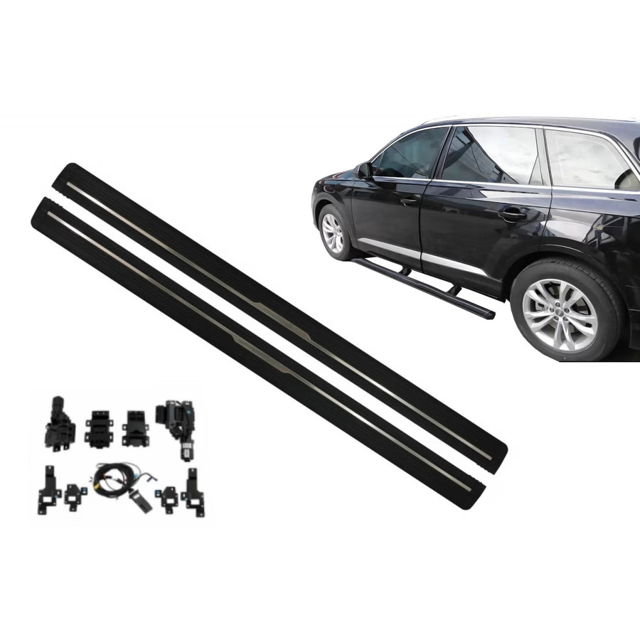 Electric Deployable Running Boards Side Steps suitable for Audi Q7 4M (2016-2019) Off-Road SUV – product image 1