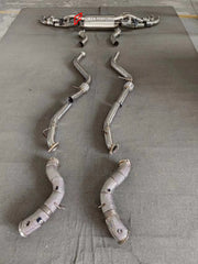 Buy Now VALVED EXHAUST SYSTEM EXHAUST CATLESS CATTED 100/200/300 CELLS DOWNPIPE for ASTON MARTIN DBX 4.0 M177 2020+ and upgrade car parts from SIR Tuning at the Best Price. Headlights, Tail lights, Bodykits, Navigations, Exhaust system and more - Fast & Free Shipping within Europe, US & Worldwide.