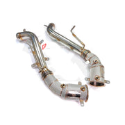 Buy Now EXHAUST DOWNPIPE for MCLAREN 650S 3.8T 2014 - 2017 570S 3.8T 2015 - 2021 540C 3.8T 2016 - 2021 and upgrade car parts from SIR Tuning at the Best Price. Headlights, Tail lights, Bodykits, Navigations, Exhaust system and more - Fast & Free Shipping within Europe, US & Worldwide.