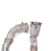Buy Now EXHAUST DOWNPIPE for MCLAREN 650S 3.8T 2014 - 2017 570S 3.8T 2015 - 2021 540C 3.8T 2016 - 2021 and upgrade car parts from SIR Tuning at the Best Price. Headlights, Tail lights, Bodykits, Navigations, Exhaust system and more - Fast & Free Shipping within Europe, US & Worldwide.