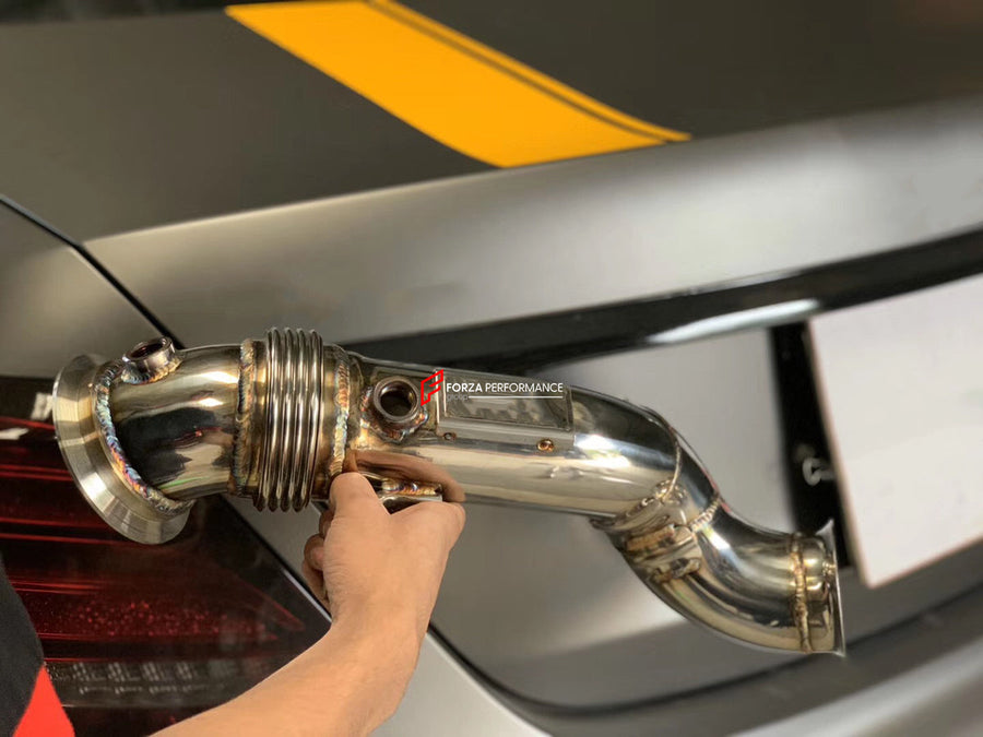 Buy Now EXHAUST DOWNPIPE for MERCEDES BENZ C CLASS W205 C180 1.6T 2015+ and upgrade car parts from SIR Tuning at the Best Price. Headlights, Tail lights, Bodykits, Navigations, Exhaust system and more - Fast & Free Shipping within Europe, US & Worldwide.