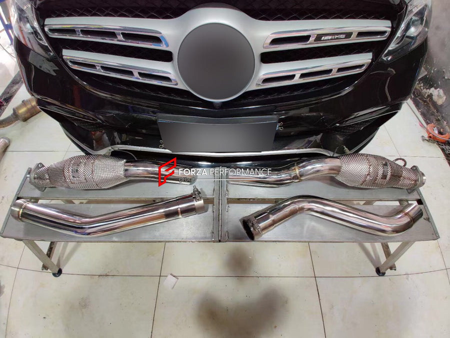Buy Now EXHAUST DOWNPIPE for MERCEDES BENZ GL500 X166 4.6T and upgrade car parts from SIR Tuning at the Best Price. Headlights, Tail lights, Bodykits, Navigations, Exhaust system and more - Fast & Free Shipping within Europe, US & Worldwide.