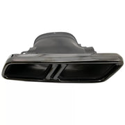Exhaust Muffler Tips suitable for Mercedes E-Class W213 (2016-up) E63 S Design GLC SUV X253 GLC Coupe C253 (2015-2017) Black