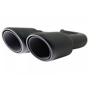 Exhaust Muffler Tips suitable for Porsche Cayenne 92A V6 V8 Diesel (05.2010-09.2014) GTS Design Matte Black – product image 2