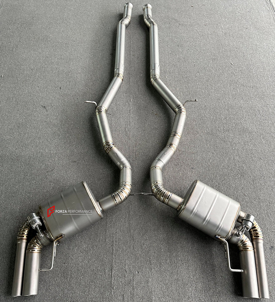 Buy Now EXHAUST SYSTEM for MERCEDES BENZ S CLASS S63 AMG C217 5.5T 2014 - 2017 and upgrade car parts from SIR Tuning at the Best Price. Headlights, Tail lights, Bodykits, Navigations, Exhaust system and more - Fast & Free Shipping within Europe, US & Worldwide.