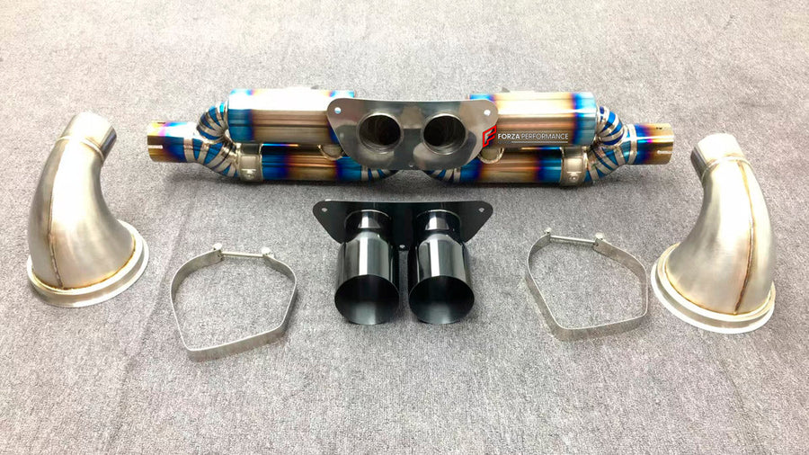 Buy Now EXHAUST SYSTEM for PORSCHE 911 992 GT3RS 2019+ and upgrade car parts from SIR Tuning at the Best Price. Headlights, Tail lights, Bodykits, Navigations, Exhaust system and more - Fast & Free Shipping within Europe, US & Worldwide.