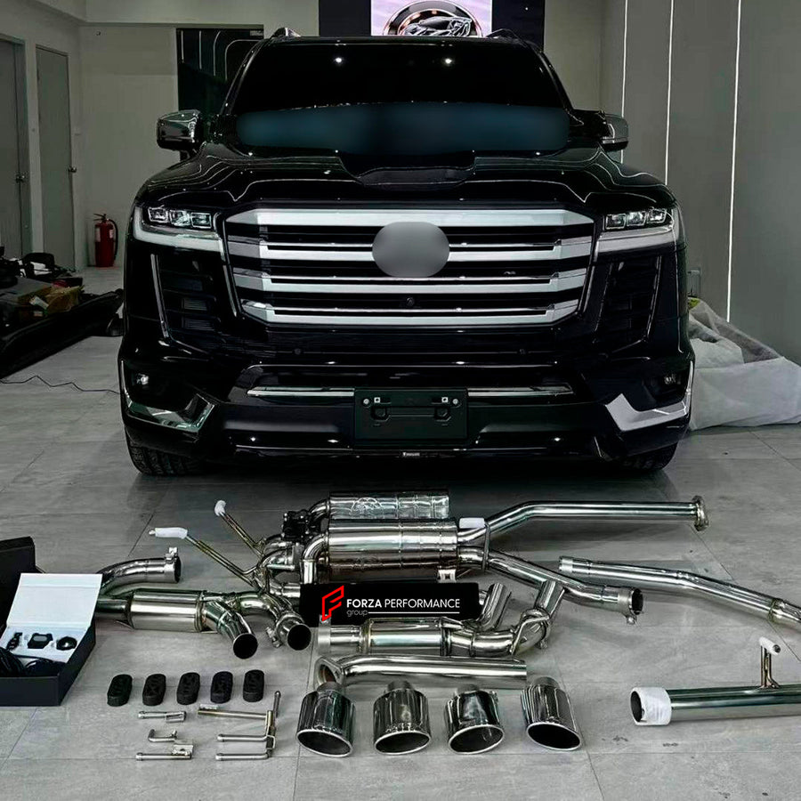 Buy Now EXHAUST SYSTEM for TOYOTA LAND CRUISER 300 LC300 2021+ and upgrade car parts from SIR Tuning at the Best Price. Headlights, Tail lights, Bodykits, Navigations, Exhaust system and more - Fast & Free Shipping within Europe, US & Worldwide.