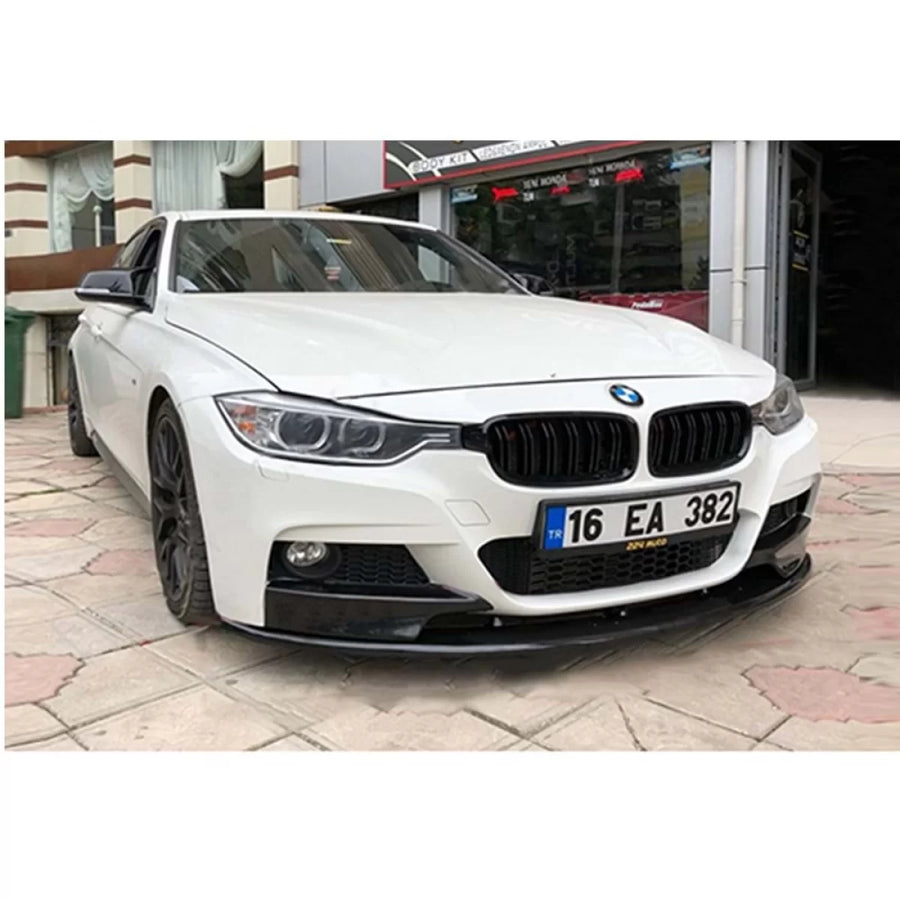 F30 M Performance Front Lip Piano Black Vacuum Plastic / 2012-2018 – product image 1