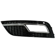 Fog Lamp Covers suitable for Audi A4 B8 facelift (2012-2015) RS4 Design Black Chrome – product image 3