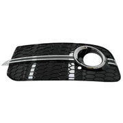 Fog Lamp Covers Side Grilles suitable for Audi Q5 SUV 8R Facelift (2012-2016) RS Design Black & Chrome – product image 2