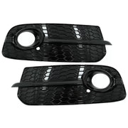Fog Lamp Covers Side Grilles suitable for Audi Q5 SUV 8R Facelift (2012-2016) Full Black RS Design – product image 2