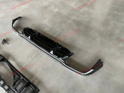 Buy Now REAR DIFFUSER WITH SILVER EXHAUST TIPS for MERCEDES BENZ E-CLASS W213 E53 2020+ and upgrade car parts from SIR Tuning at the Best Price. Headlights, Tail lights, Bodykits, Navigations, body kit and more - Fast & Free Shipping within Europe, US & Worldwide.