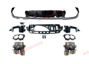 Buy Now REAR DIFFUSER WITH SILVER EXHAUST TIPS for MERCEDES BENZ E-CLASS W213 E53 2020+ and upgrade car parts from SIR Tuning at the Best Price. Headlights, Tail lights, Bodykits, Navigations, body kit and more - Fast & Free Shipping within Europe, US & Worldwide.