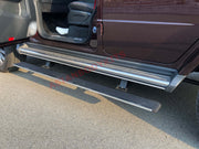Buy Now ELECTRIC SIDE STEP RUNNING BOARDS for MERCEDES BENZ G CLASS W463A W464 2018 - 2024 and upgrade car parts from SIR Tuning at the Best Price. Headlights, Tail lights, Bodykits, Navigations, body kit and more - Fast & Free Shipping within Europe, US & Worldwide.