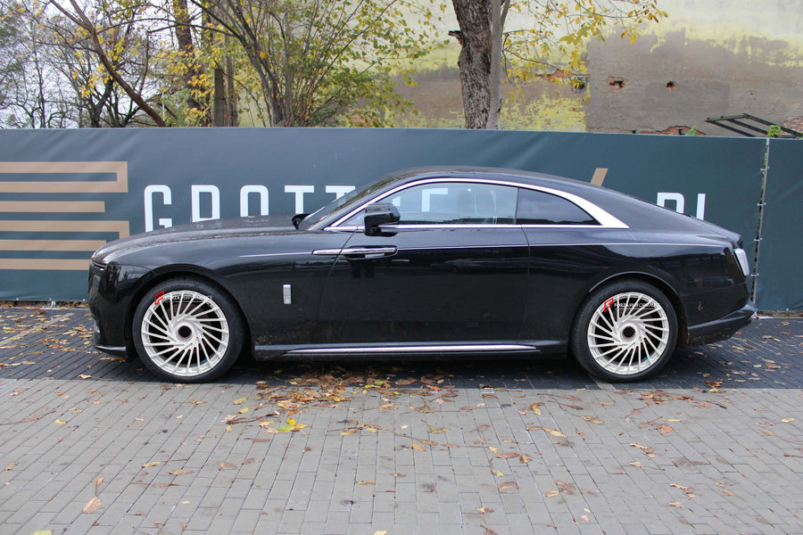 Buy Now FORGED WHEELS RIMS FOR ROLLS ROYCE SPECTRE 18 and upgrade car parts from SIR Tuning at the Best Price. Headlights, Tail lights, Bodykits, Navigations, Gallery and more - Fast & Free Shipping within Europe, US & Worldwide.