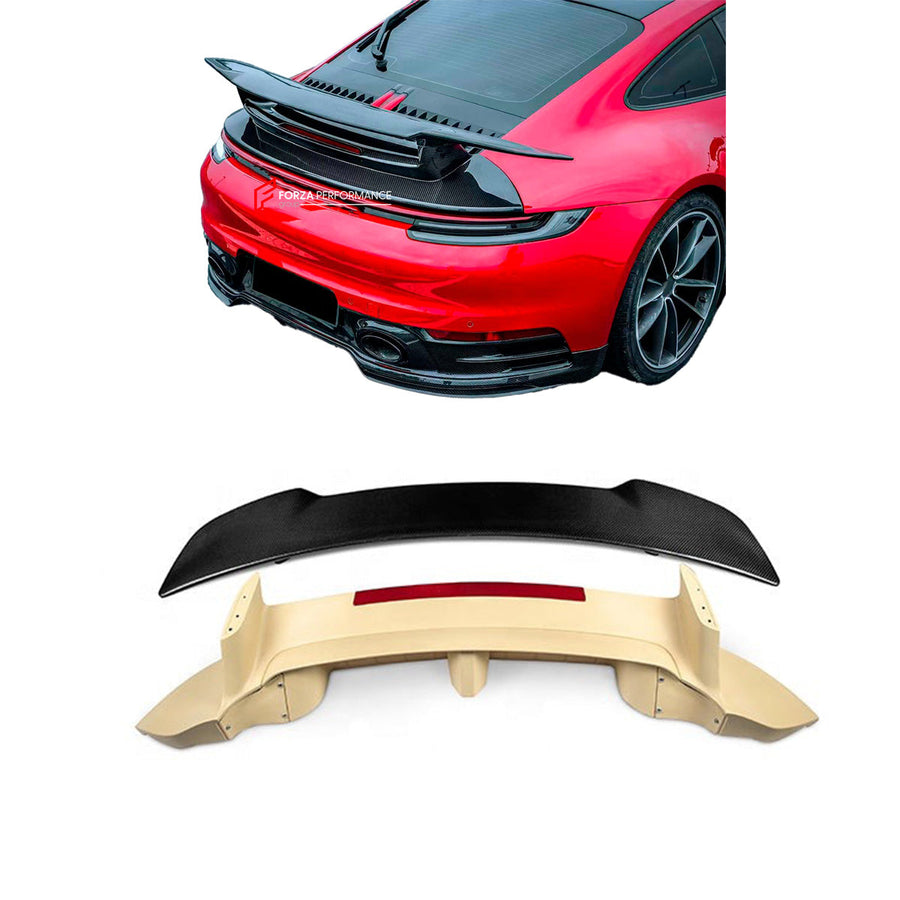 Buy Now CARBON REAR SPOILER for PORSCHE 911 992.1 992.2 CARRERA S 2019 - 2025 and upgrade car parts from SIR Tuning at the Best Price. Headlights, Tail lights, Bodykits, Navigations, body kit and more - Fast & Free Shipping within Europe, US & Worldwide.