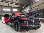 Buy Now DRY CARBON REAR SPOILER for PORSCHE 718 982 and upgrade car parts from SIR Tuning at the Best Price. Headlights, Tail lights, Bodykits, Navigations, body kit and more - Fast & Free Shipping within Europe, US & Worldwide.