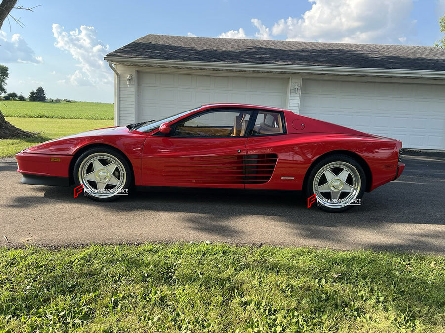 Buy Now 18 19 INCH FORGED WHEELS RIMS for FERRARI 512 TR and upgrade car parts from SIR Tuning at the Best Price. Headlights, Tail lights, Bodykits, Navigations, wheels and more - Fast & Free Shipping within Europe, US & Worldwide.