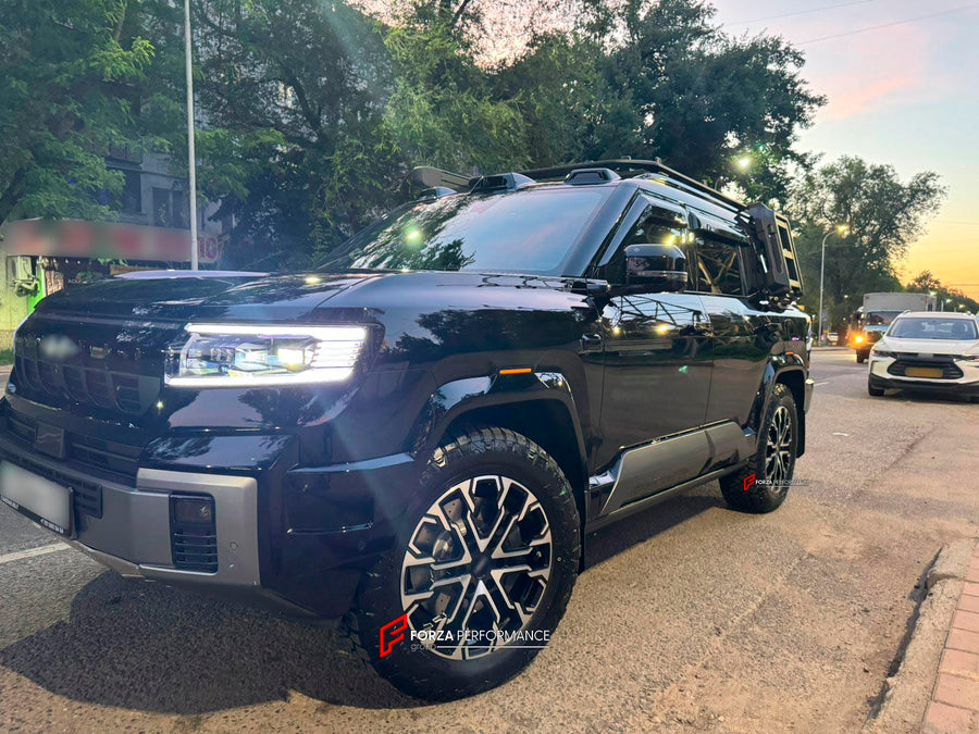 Buy Now 20 INCH FORGED WHEELS RIMS for BYD LEOPARD 8 DENZA B8 2025 and upgrade car parts from SIR Tuning at the Best Price. Headlights, Tail lights, Bodykits, Navigations, Gallery and more - Fast & Free Shipping within Europe, US & Worldwide.